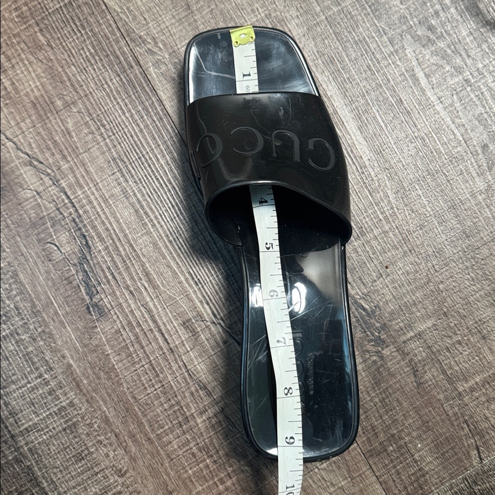 Gucci Glossy Black Women's Sandals - Picture 11 of 11